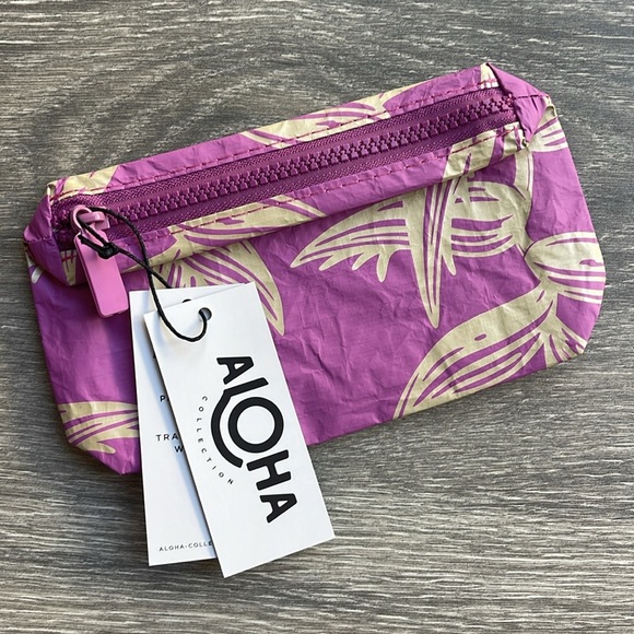 Aloha Collection Mini Pouch, Heliconia, glow on orchid - Picture 4 of 6
